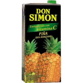 DON SIMON zumo de piña envase 1 L